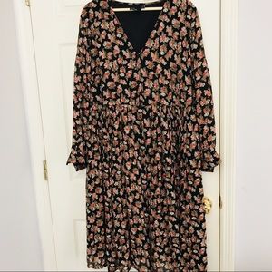 ASOS Floral Midi Dress